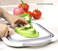 3- in-1 Collapsible Cutting Board With Dish Tub Basket