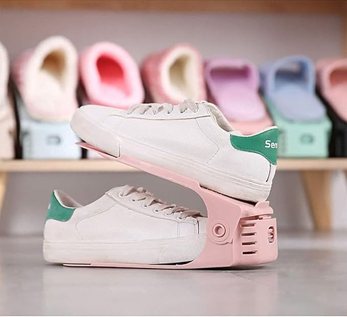 Adjustable Folding Shoe Slots Organizer (12pc)