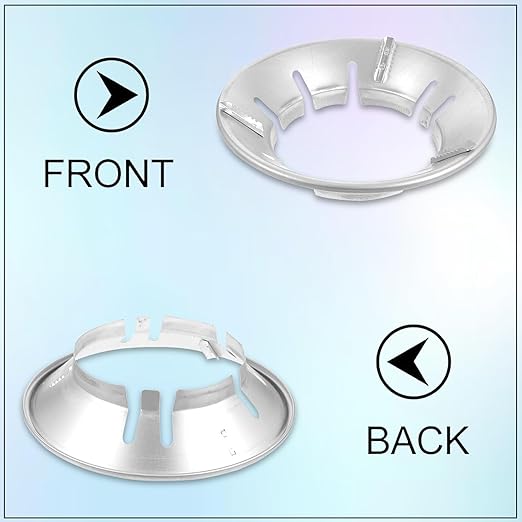 Gas Stove Flame Concentrator Ring(pack of 2) – Windproof Heat Saver for Faster Cooking