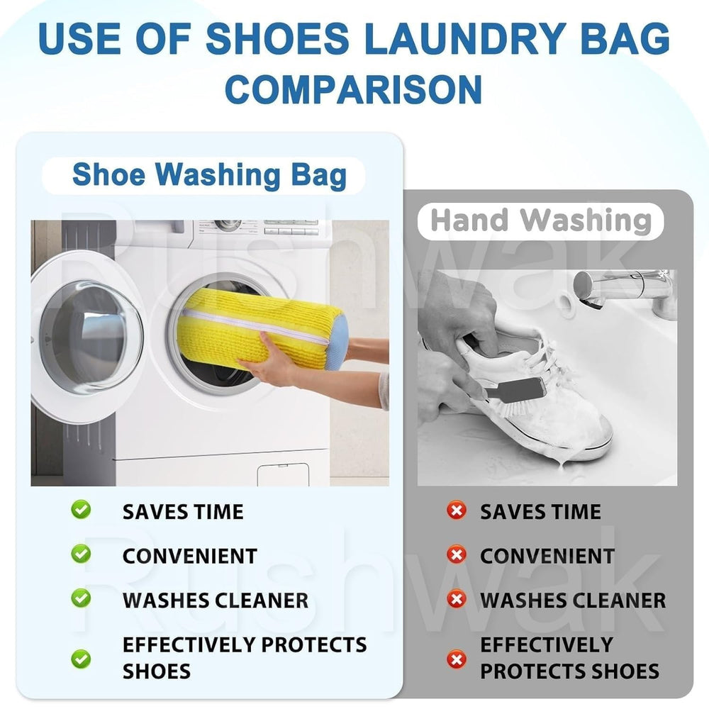 360° Deep Clean Shoe Washing Machine Bag(pack of 2)